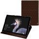 Housse cuir Microsoft Surface Pro (2017) - Châtaigne - Couture ( Pantone 476C ) 