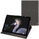 Housse cuir Microsoft Surface Pro (2017) - Anthracite - Couture ( Pantone 424C ) 