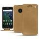 Capa em pele Lenovo Moto G5 Plus - Sable vintage ( Roughtcut - Gaucho#57254 ) 