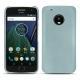 Lederschutzhülle Lenovo Moto G5 Plus - Bleu ciel ( Nappa - Pantone 277C ) 