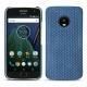 Coque cuir Lenovo Moto G5 Plus - Abaca ishia