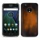 가죽 커버 Lenovo Moto G5 Plus - Marron Patine