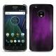 Capa em pele Lenovo Moto G5 Plus - Violet Patine