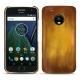 Lederschutzhülle Lenovo Moto G5 Plus - Doré Patine