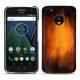 Funda de piel Lenovo Moto G5 Plus - Fauve Patine