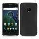 Lederschutzhülle Lenovo Moto G5 Plus - Noir PU