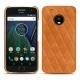 Capa em pele Lenovo Moto G5 Plus - Mandarine vintage - Couture