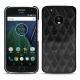 Capa em pele Lenovo Moto G5 Plus - Onyx - Couture