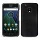 Custodia in pelle Lenovo Moto G5 Plus - Negre poudro