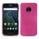 Coque cuir Lenovo Moto G5 Plus - Rose BB