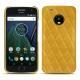 Custodia in pelle Lenovo Moto G5 Plus - Jaune soulèu - Couture