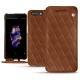 Funda de piel OnePlus 5 - Marron - Couture ( Nappa - Pantone 1615C ) 