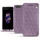 Housse cuir OnePlus 5 - Lilas - Couture ( Nappa - Pantone 2645U ) 