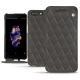 Funda de piel OnePlus 5 - Anthracite - Couture ( Pantone 424C ) 