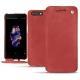 OnePlus 5 leather case - Cerise vintage ( Pantone 185C ) 