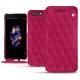 Housse cuir OnePlus 5 - Rose fluo - Couture