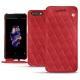 OnePlus 5 leather case - Rouge troupelenc - Couture