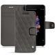 Capa em pele OnePlus 5 - Anthracite - Couture ( Pantone 424C ) 