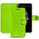 レザーケース OnePlus 5 - Vert fluo - Couture