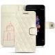 Funda de piel OnePlus 5 - Blanc escumo - Couture