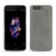 Funda de piel OnePlus 5 - Acier vintage ( Pantone 403C ) 