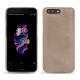 レザーケース OnePlus 5 - Taupe vintage ( Pantone 7530C ) 