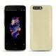 Capa em pele OnePlus 5 - Ivoire ( Sleek P C12 - White ) 