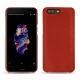 OnePlus 5 leather cover - Papaye ( Pantone 180C ) 