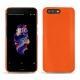 Coque cuir OnePlus 5 - Orange fluo