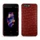 Lederschutzhülle OnePlus 5 - Autruche ciliegia