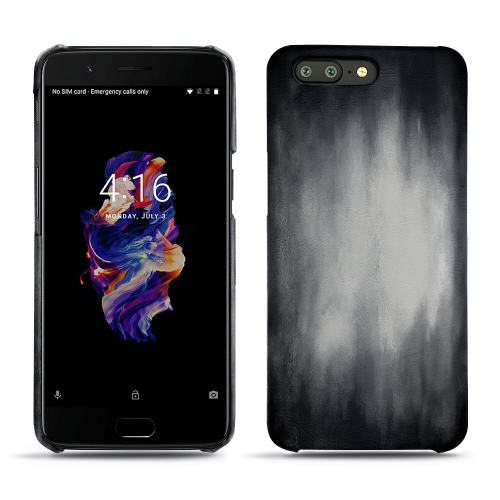 Lederschutzhülle OnePlus 5Gris Patine