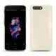 レザーケース OnePlus 5 - Blanc PU