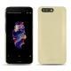 Custodia in pelle OnePlus 5 - Beige PU