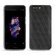 Lederschutzhülle OnePlus 5 - Noir - Couture ( Nappa - Black ) 
