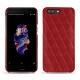 Custodia in pelle OnePlus 5 - Rouge - Couture ( Nappa - Pantone 199C ) 