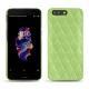 レザーケース OnePlus 5 - Vert olive - Couture ( Nappa - Pantone 578U ) 