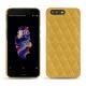 OnePlus 5 leather cover - Mimosa - Couture ( Pantone 141C ) 