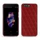 Funda de piel OnePlus 5 - Tomate - Couture ( Pantone 187C ) 