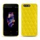 レザーケース OnePlus 5 - Jaune fluo - Couture