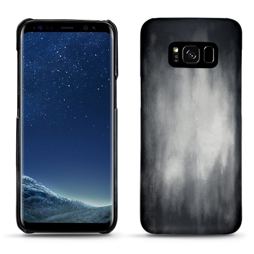 Samsung Galaxy S8 : Les étuis cuir chics et élégants Gris Patine