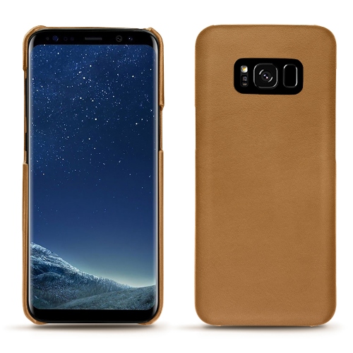 Lederschutzhülle Samsung Galaxy S8 PlusCastan esparciate ( Pantone #824F2A )