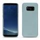Coque cuir Samsung Galaxy S8 - Bleu ciel PU