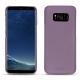 Samsung Galaxy S8 leather cover - Lilas PU