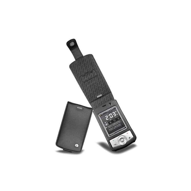 Lederschutzhülle HTC P3650 - HTC Cruise - HTC Polaris - Noir ( Nappa - Black ) 