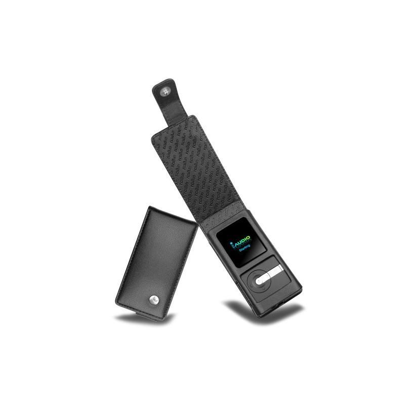 Cowon iAudio U5  leather case - Noir ( Nappa - Black ) 