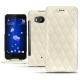 Custodia in pelle HTC U11 - Blanc - Couture ( Bologna - White ) 