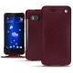 가죽 커버 HTC U11 - Lie de vin ( Pantone 5115C ) 