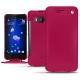 Capa em pele HTC U11 - Rose fluo