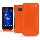 가죽 커버 HTC U11 - Orange fluo