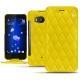 가죽 커버 HTC U11 - Jaune fluo - Couture